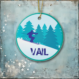 ヴァイル スキー サークル オーダーメイド セラミックオーナメント