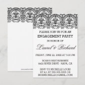 ヴァインズエンゲージメントパーティー 招待状 (正面/裏面)