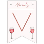 ヴァイン・ビフォー・ヴァウズ ブライズメイド / 花嫁パーティ バンティングフラッグ (第1の旗)