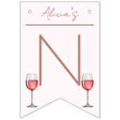 ヴァイン・ビフォー・ヴァウズ ブライズメイド / 花嫁パーティ バンティングフラッグ (第3の旗)