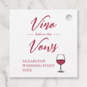 ヴァウを誓う前に ブライダルシャワー/バチェロレッテ フェイバータグ (裏面)