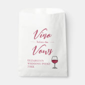 ヴァウを誓う前に ブライダルシャワー/バチェロレッテ フェイバーバッグ (正面)