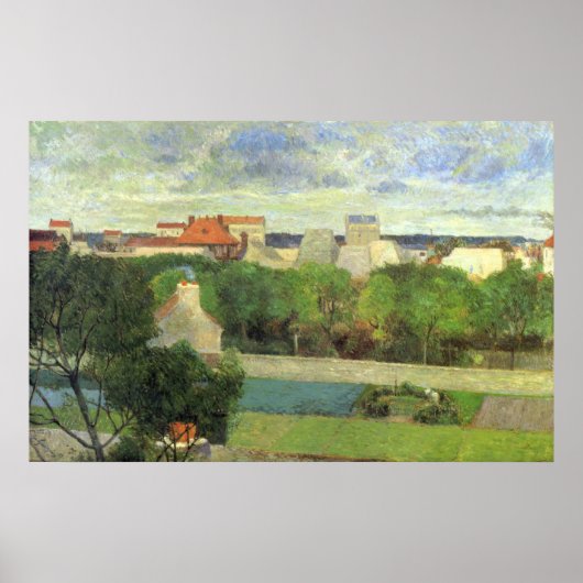 ヴァウギラードの市場庭園 – 1879 ポスター (正面)