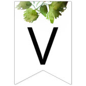 ヴァウズの前にヴィノ ブライダルシャワー バンティングフラッグ (第1の旗)