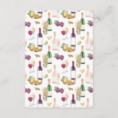 ヴァウズの前にヴィーノ ブライダルシャワーパーティー サンキューカード (裏面)