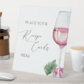 ヴァウズの前にヴィーノ ブライダルシャワーレシピカード 台座サイン (インサイチュ)