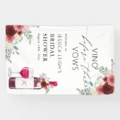 ヴァウズの前にヴィーノ 赤ワイン ウェルカムサイン 横断幕 (横)