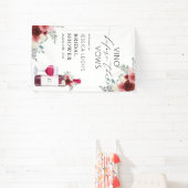 ヴァウズの前にヴィーノ 赤ワイン ウェルカムサイン 横断幕 (インサイチュ)