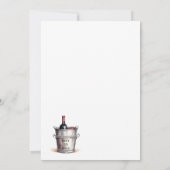 ヴァウズ前のシンプルヴィノ 赤ワインブライダルシャワー 招待状 (裏面)