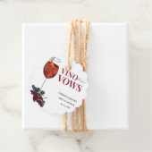 ヴァウズ・ビフォア・ヴァウズ ワイン テイスティング ブライダル シャワー フェイバータグ (インサイチュ)