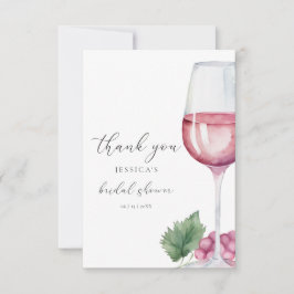 ヴァウチャー ヴィノ ビフォー ヴォウズ ブライダル シャワー サンキューカード