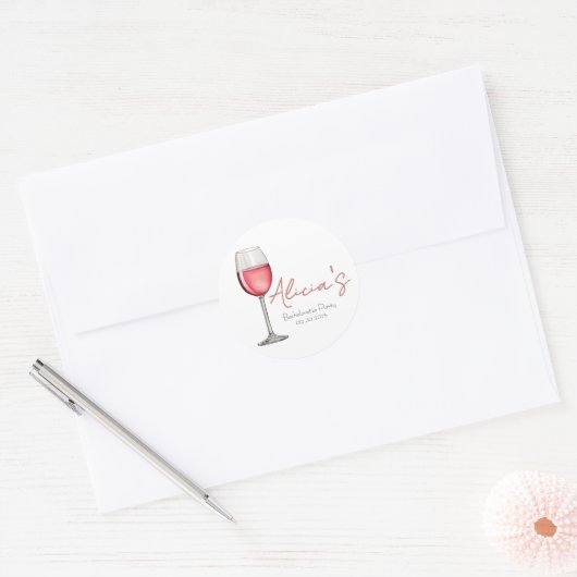 ヴァウ・ビフォア・ヴァウズ バチェロレッテ/ブライズパーティ ラウンドシール (封筒)