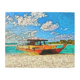 ヴァカボートインザ調理師諸島 メタルプリント