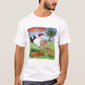 「ヴァギナを掴め」風刺トゥーン トランプ大統領 Tシャツ (正面)