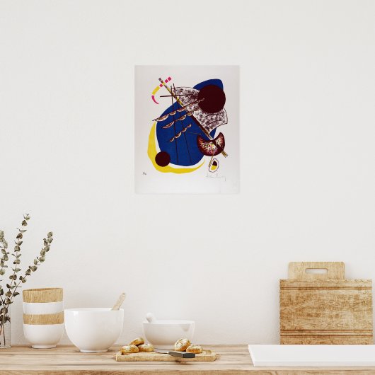 ヴァシリーカンディンスキー小さな世界II ポスター (キッチン)