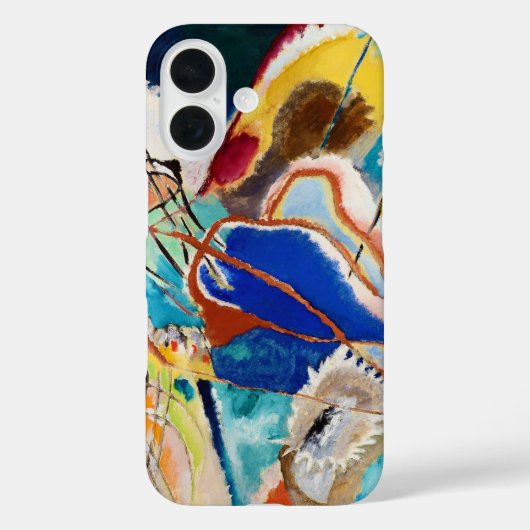 ヴァシリー・カンディンスキーによる即興30（キャノン） Case-Mate iPhoneケース (裏面)