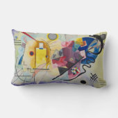 ヴァシリー・カンディンスキーによる黄色、赤、青 ランバークッション (裏面)