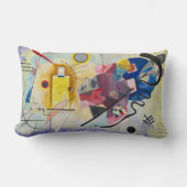 ヴァシリー・カンディンスキーによる黄色、赤、青 ランバークッション (正面)