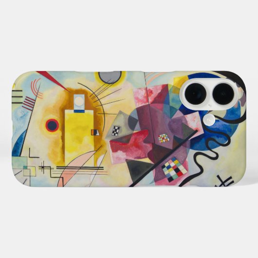 ヴァシリー・カンディンスキーによる黄色、赤、青 Case-Mate iPhoneケース (裏面 (横))