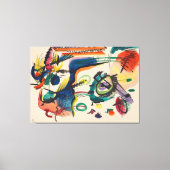 ヴァシリー・カンディンスキー - 「構成II」下絵 キャンバスプリント (正面)