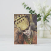 ヴァシリー・スリコフ-ココシニクをかぶった女性の肖像 ポストカード (スタンド正面)