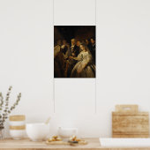 ヴァシリー・プキレフによる不平等結婚(1862) ポスター (キッチン)