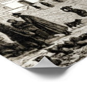 ヴァシリ大聖堂レッドスクエアオニオンドームテオトコス ポスター (角)