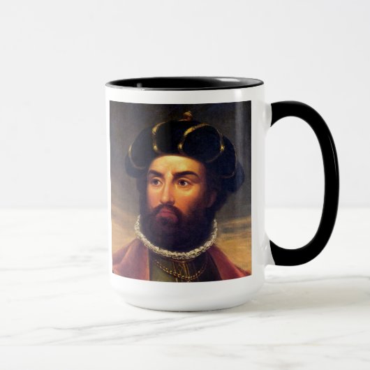 ヴァスコ・ダ・ガマの写真のマグ マグカップ (右)