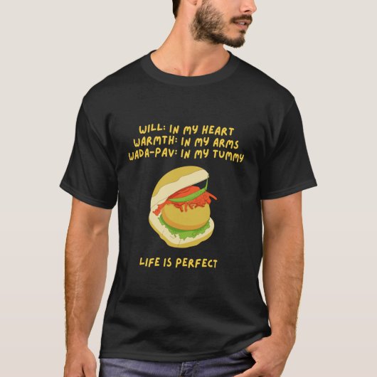 ヴァダ・パヴへの愛 Tシャツ (正面)