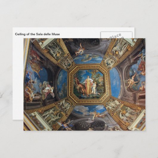 ヴァチカン美術館のミューズの間 ポストカード (正面/裏面)
