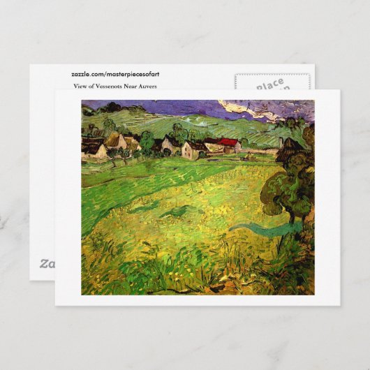 ヴァッセノツニアオーバーズヴァンゴッホファインアート ポストカード (正面/裏面)
