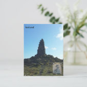 ヴァツスカロアイスランドのステファン・ステファンソン記念碑 ポストカード (スタンド正面)