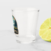 ヴァトナヨクフルナショナルパークアイスランドトラベルヴィンテージ ショットグラス (右)