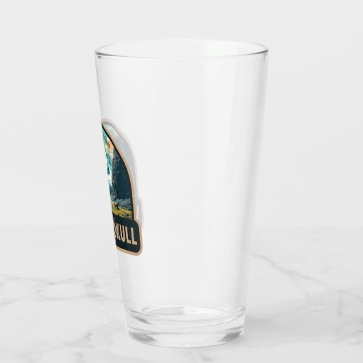 ヴァトナヨクフルナショナルパークアイスランドトラベルヴィンテージ タンブラーグラス (左)