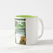 ヴァトナヨクル国立公園アイスランド ツートーンマグカップ (正面右)