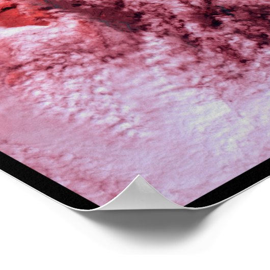 ヴァトナヨクル氷河アイスキャップアイスランド ポスター (角)