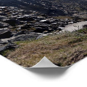 ヴァトナヨークルル国立公園のデッティフォス滝 - アイスランド ポスター (角)