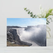 ヴァトナヨークルル国立公園のデッティフォス滝 - アイスランド 招待状 (スタンド正面)