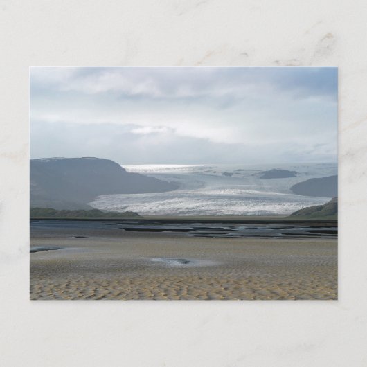 ヴァトナヨークルル国立公園の氷河 - アイスランド ポストカード (正面)