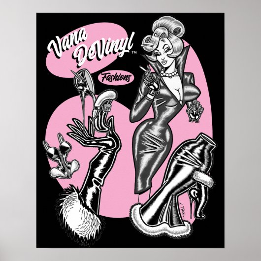 ヴァナデビニル™ファッションポスター ポスター (正面)
