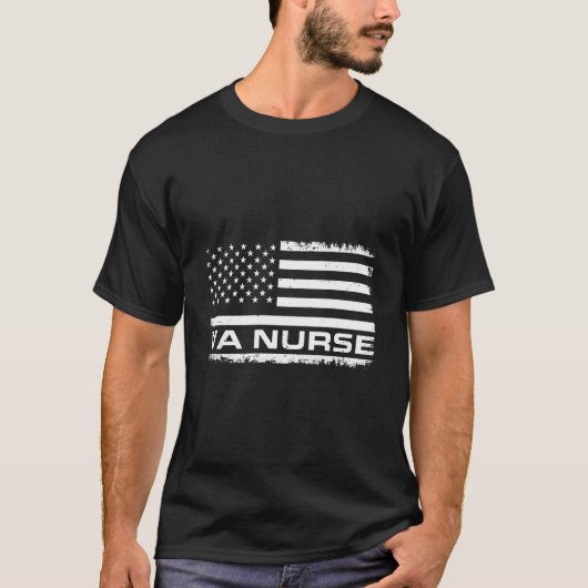 ヴァナース愛国的ヴィンテージ米国国旗実在アメリカ Tシャツ (正面)
