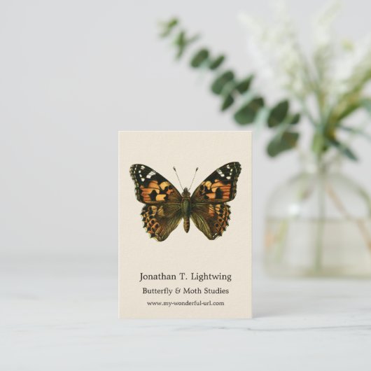 ヴァネサカルドゥイ – ザ絵を描レディバタフライブシン 名刺 (スタンド正面)