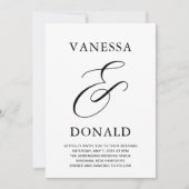 ヴァネサモダン結婚ズ 招待状 (正面)