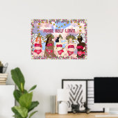 ヴァバヴァウォンブモアセルフラブプリント ポスター (ホームオフィス)