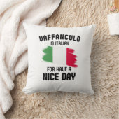 ヴァファンクライタリアンロは楽しい一日を過ごせばいいイタリアン。 クッション (ブランケット)