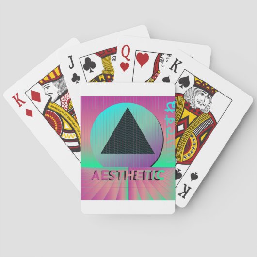 ヴァポアウェーブの美学 トランプ (裏面)