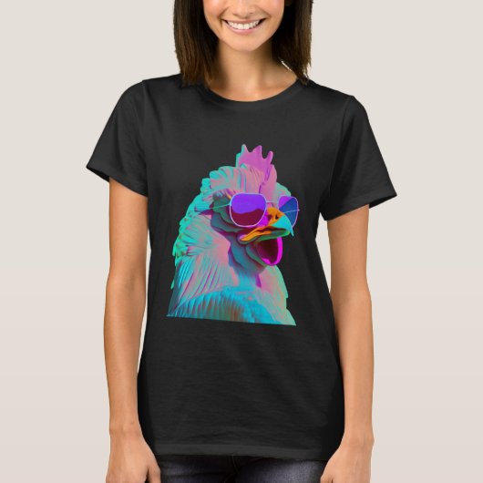 ヴァポルウェーブチキン Tシャツ (正面)