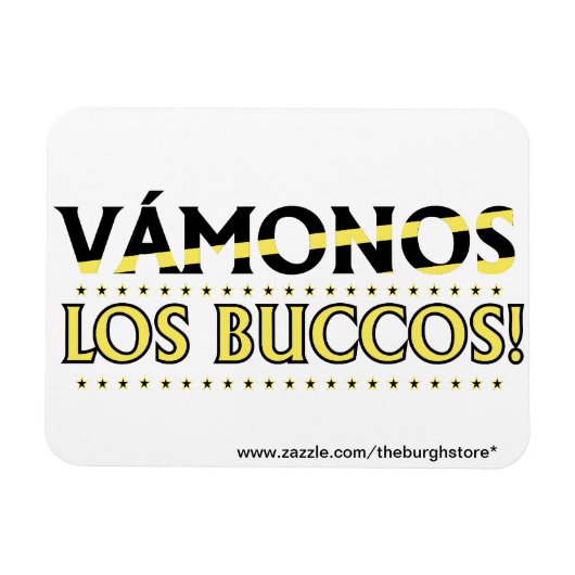 ヴァモノス・ロス・バッコス！マグネット！店舗住所あり マグネット (横)