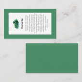 ヴァリサイト結晶意味ジュエリー表示 名刺 (正面/裏面)