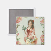 ヴァリー・メイドのリリー マグネット (正面/裏面)